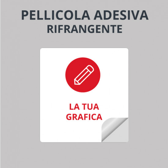 Pellicola adesiva rifrangente