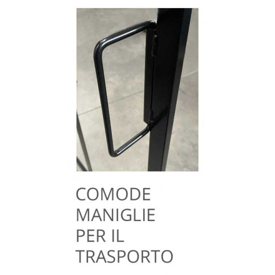 Cavalletto da cantiere pesante per targa 90x135 cm