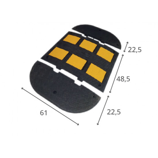 Dosso artificiale h 3 cm