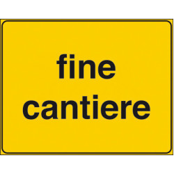 Fine cantiere