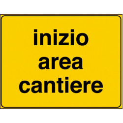 Inizio area cantiere