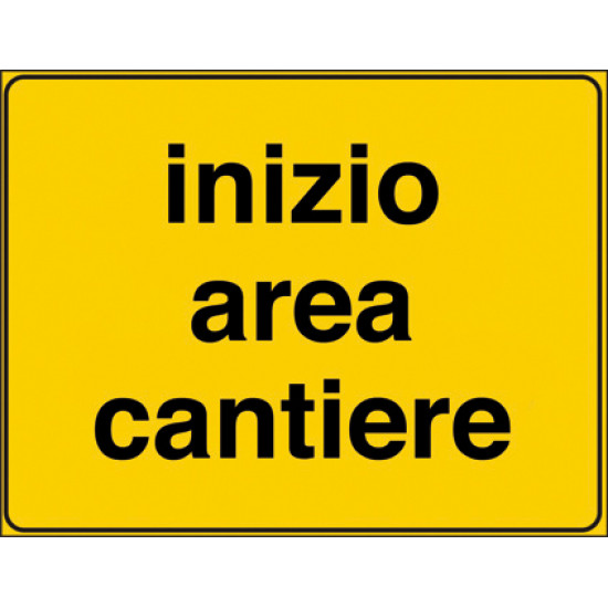 Inizio area cantiere