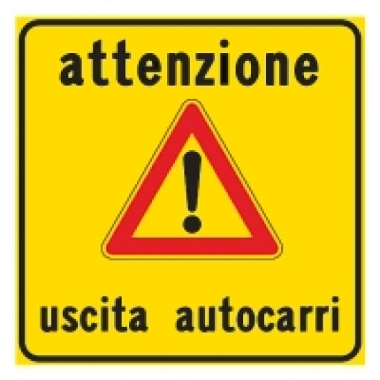 Attenzione uscita autocarri - DB Plast