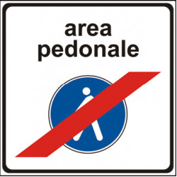 Fine area pedonale